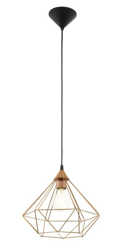 Pendant lamp Tarbes 32cm copper Eglo 9002759941949