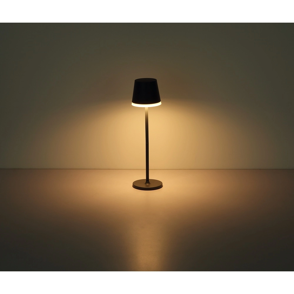 Solar table lamp Vannieso white Globo 9007371449699