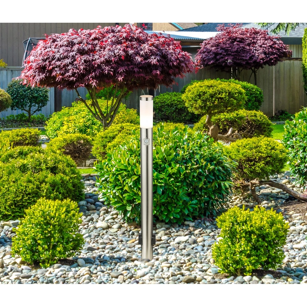 Path lighting Boston I Stainless steel with socket Globo 9007371341030