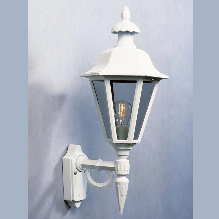Classic wall lamp Pallas Up 28cm white KonstSmide 7318304812506
