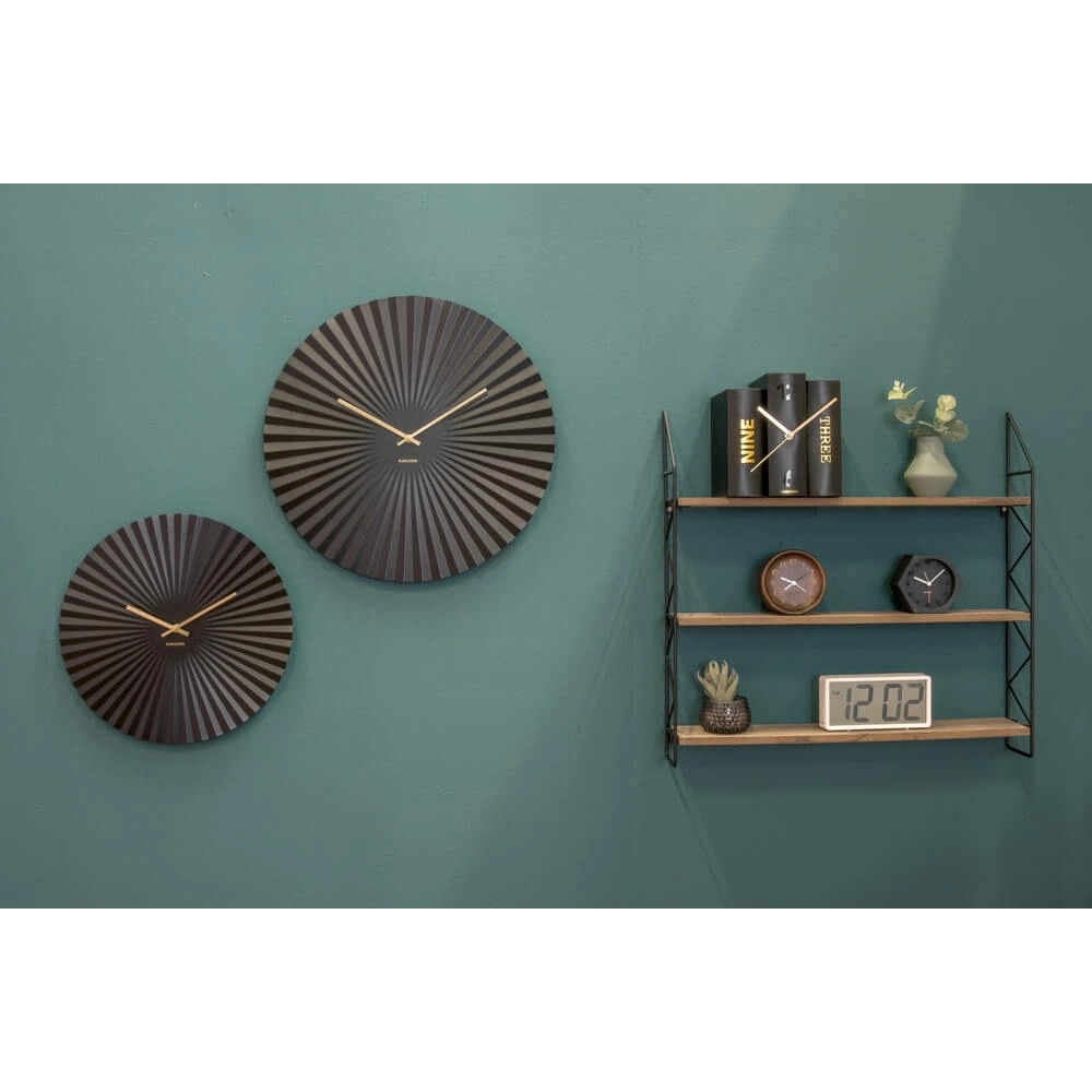 Wall clock Sensu XL black - Ø 50cm Karlsson 8714302613562