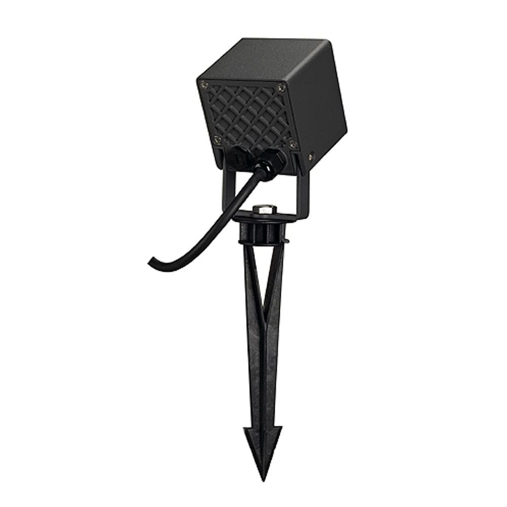 Square garden spotlight Nautilus Square LED with ground spike SLV 4024163140775