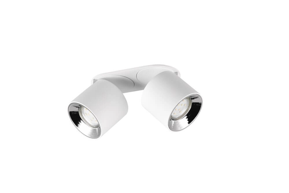 Ceiling light Guayana 2-light white