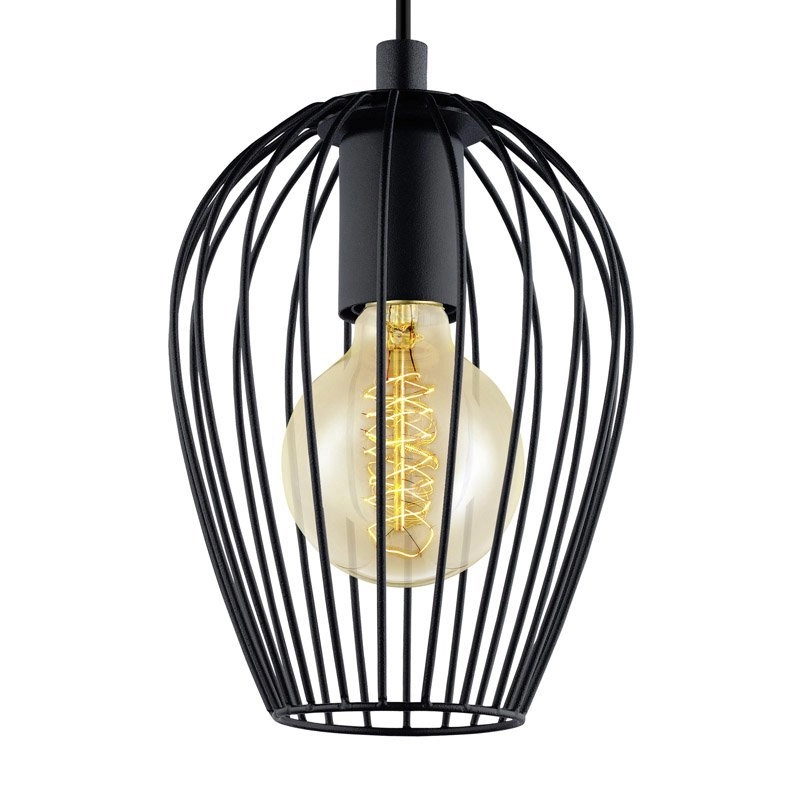 Vintage pendant lamp Newtown 16cm black Eglo 9002759494773