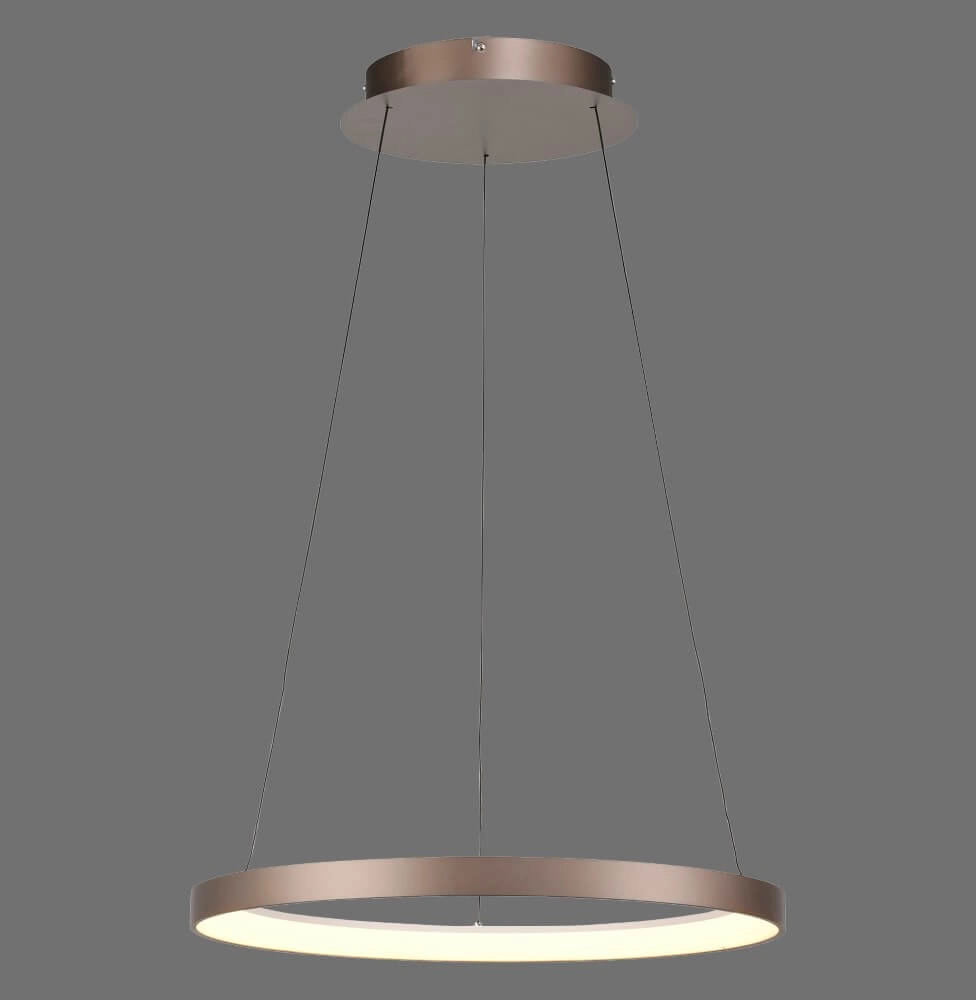 Round pendant lamp Hoop brown Paul Neuhaus 4012248384701