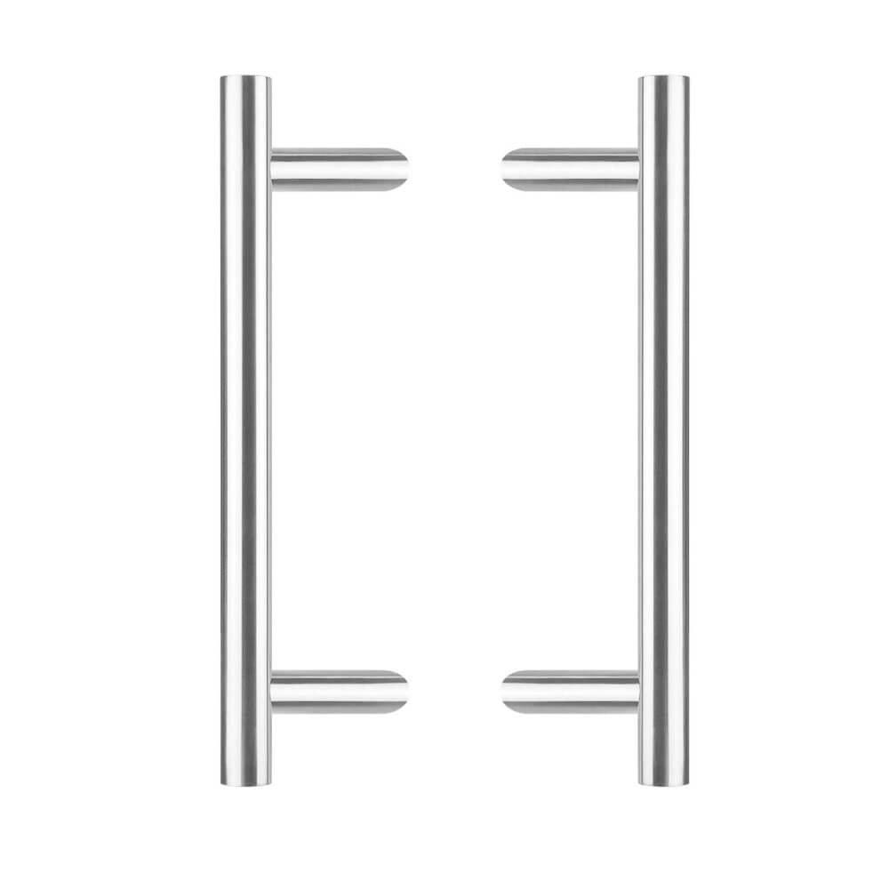 Dowel handles T-shape Gripon slanted per pair 70cm stainless steel
