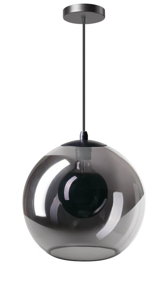 Glass pendant lamp Orb Ø 30cm