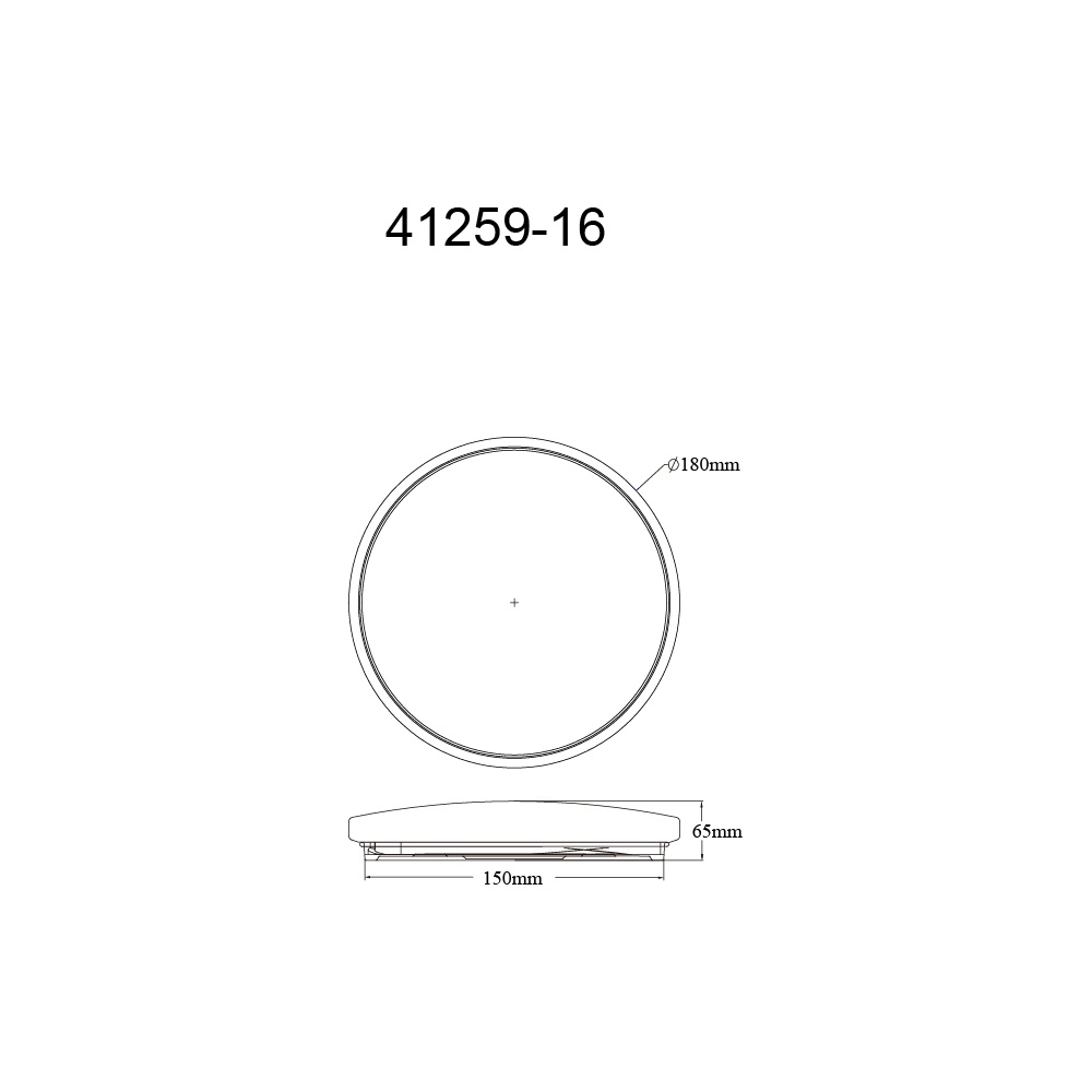 Sleek ceiling light Imelda white Globo 9007371478453