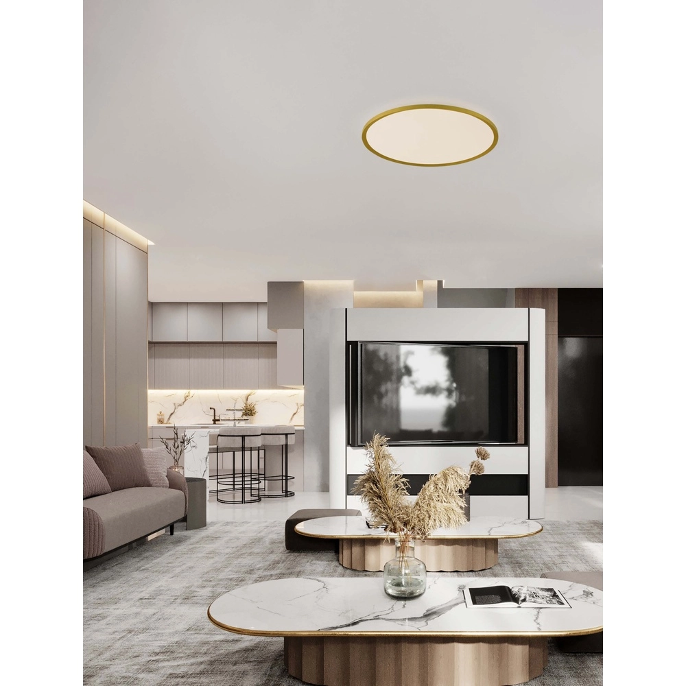 Ceiling light Aoton gold Ø 60cm Lyora 5212017448743