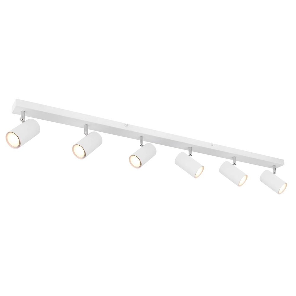Ceiling lamp 6-lights Robby white