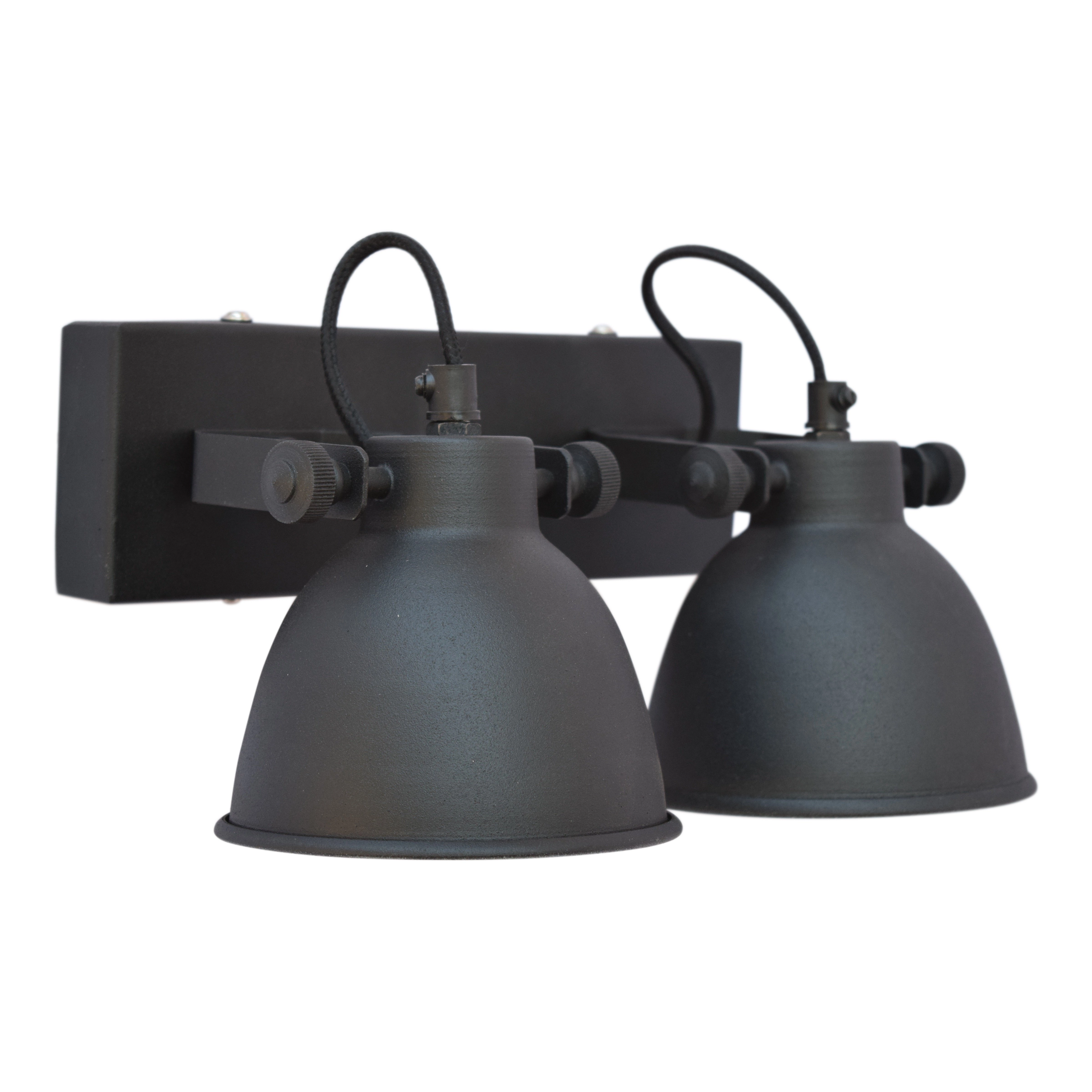Wall lamp Double Vintage black