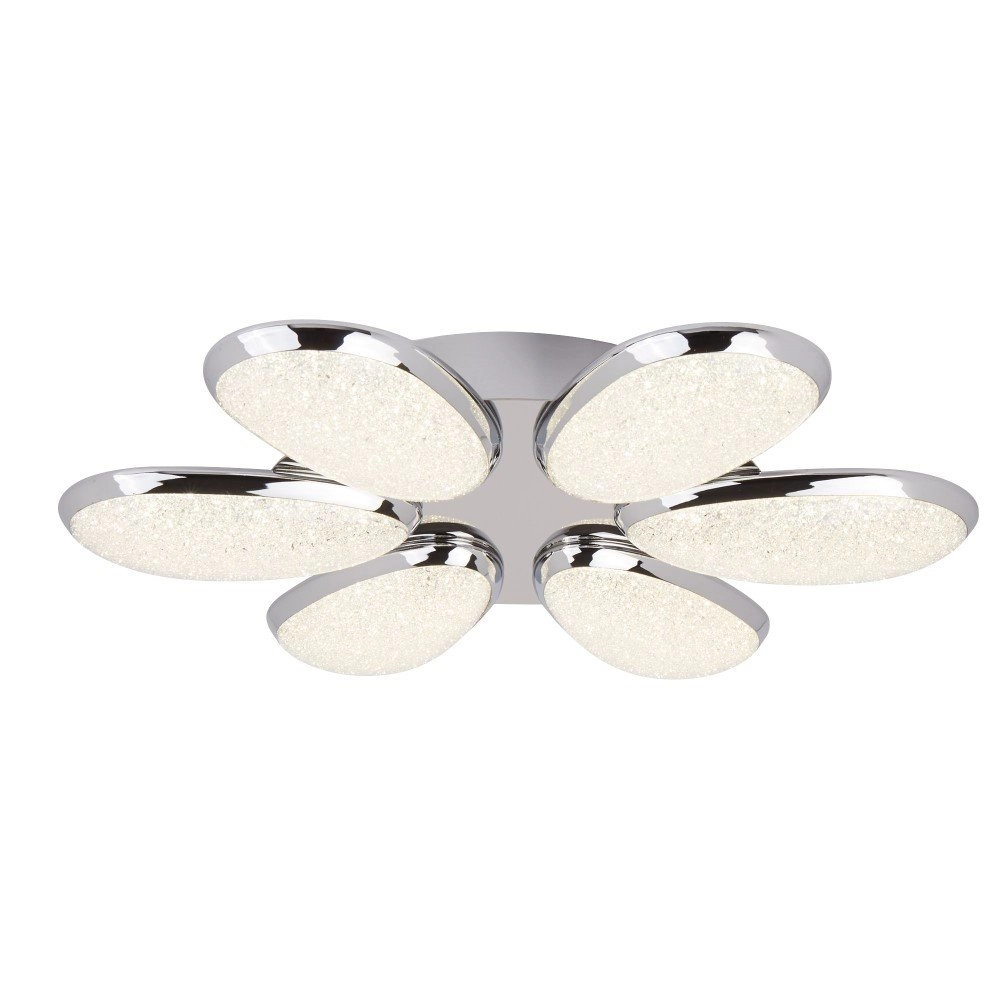 Design ceiling lamp Lori 6-light grey