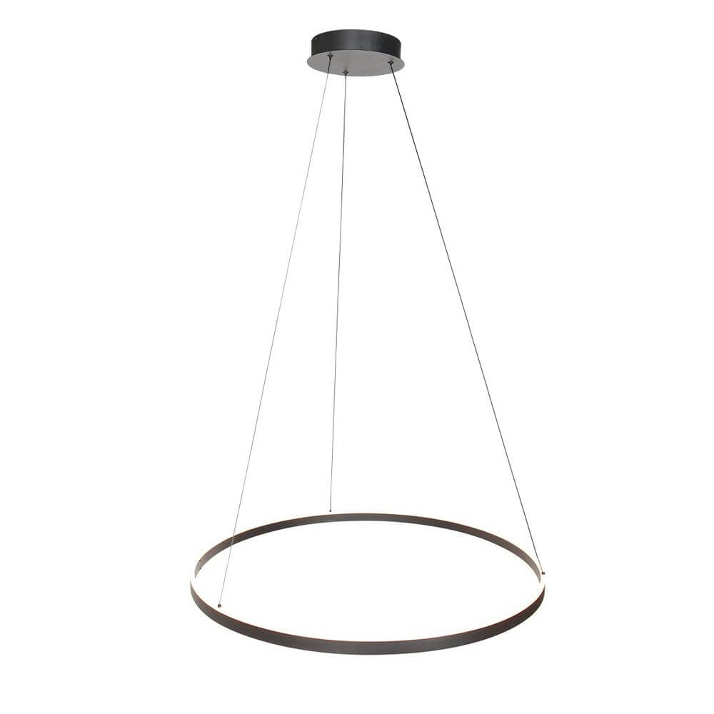 Design pendant lamp Ringlux black Ø 80cm Steinhauer 8712746171570