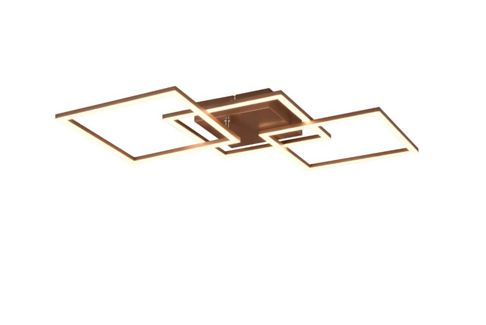Brown ceiling lamp Trail design Trio 4017807578980