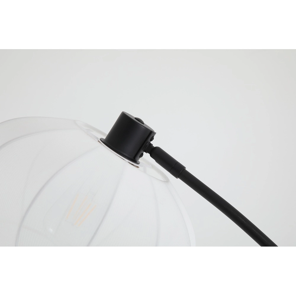 Floor lamp Radiant black with hood Searchlight 5053423300900