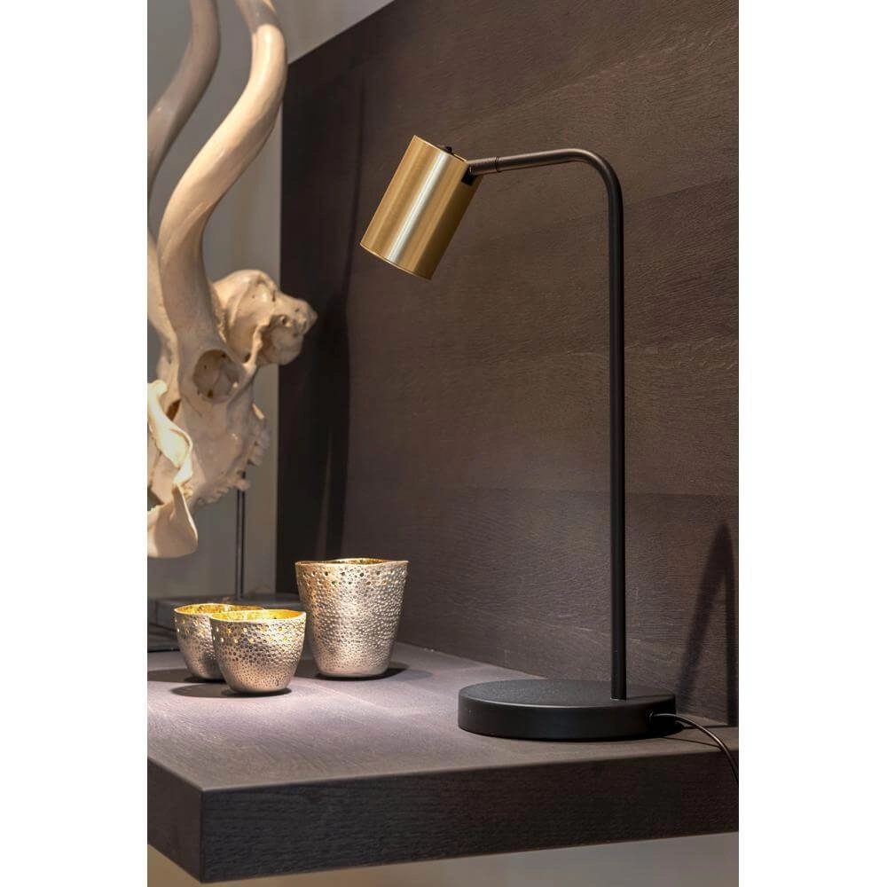 Design table lamp Megano black with gold Artdelight 8720701100640
