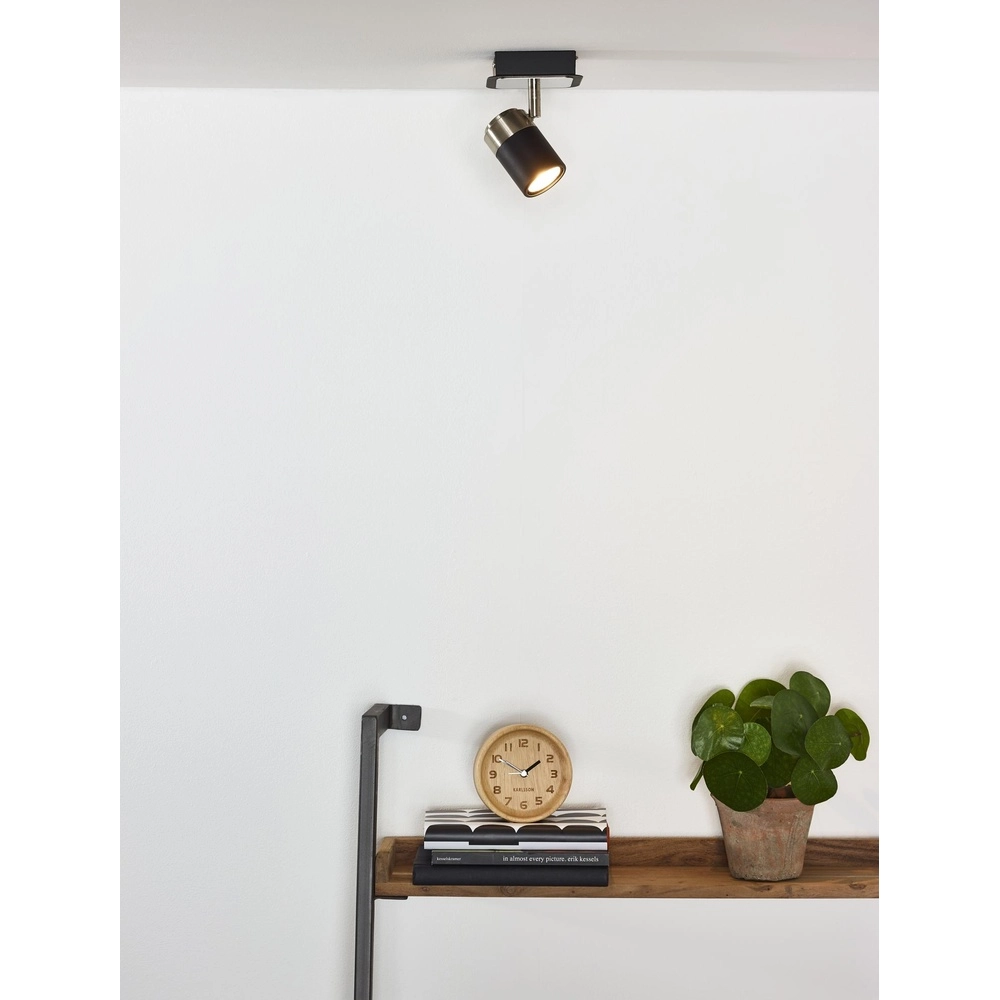 Ceiling spotlight Lennert Black Lucide 5411212262578