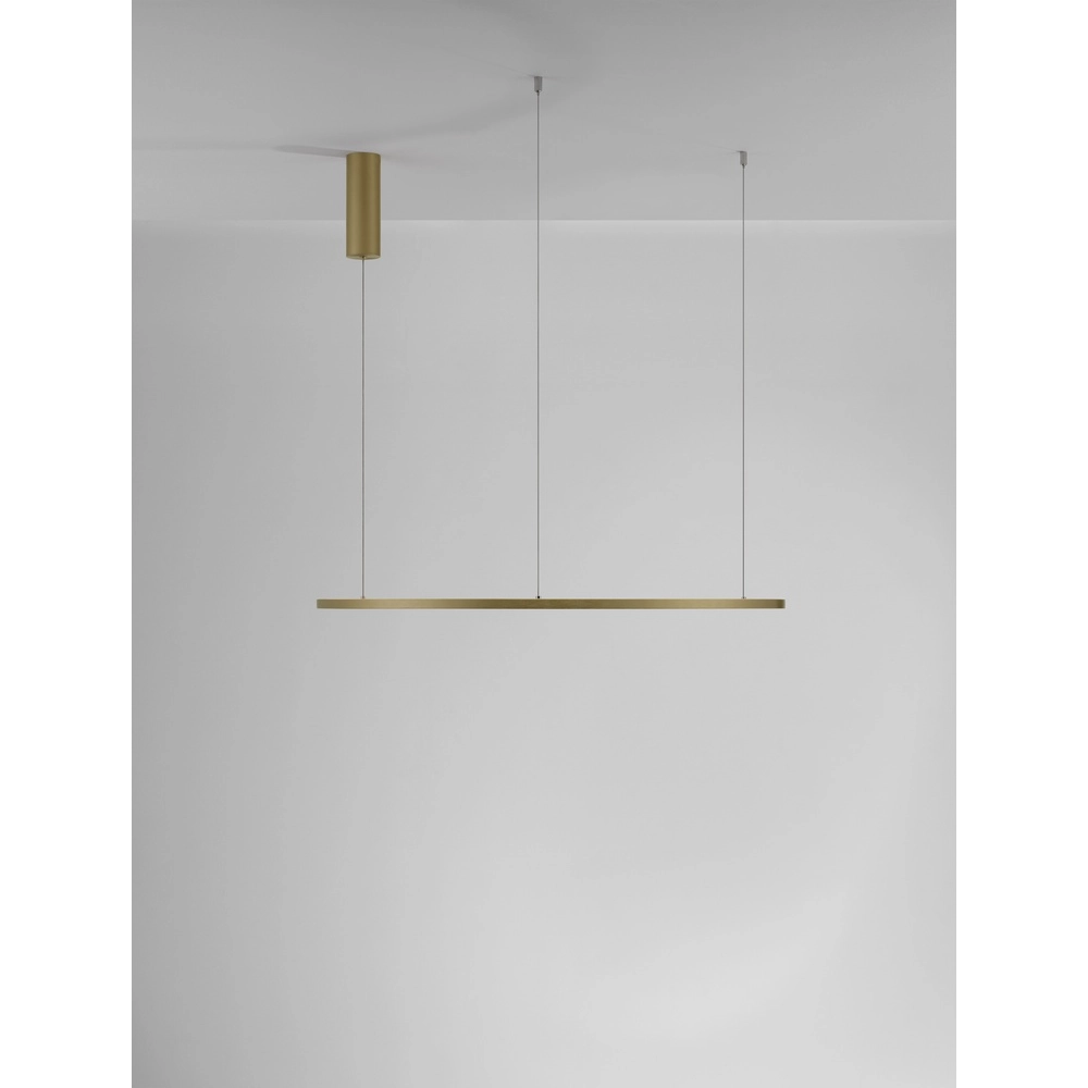 Round pendant lamp Tarquin gold Ø 80cm Lyora 5212017438317