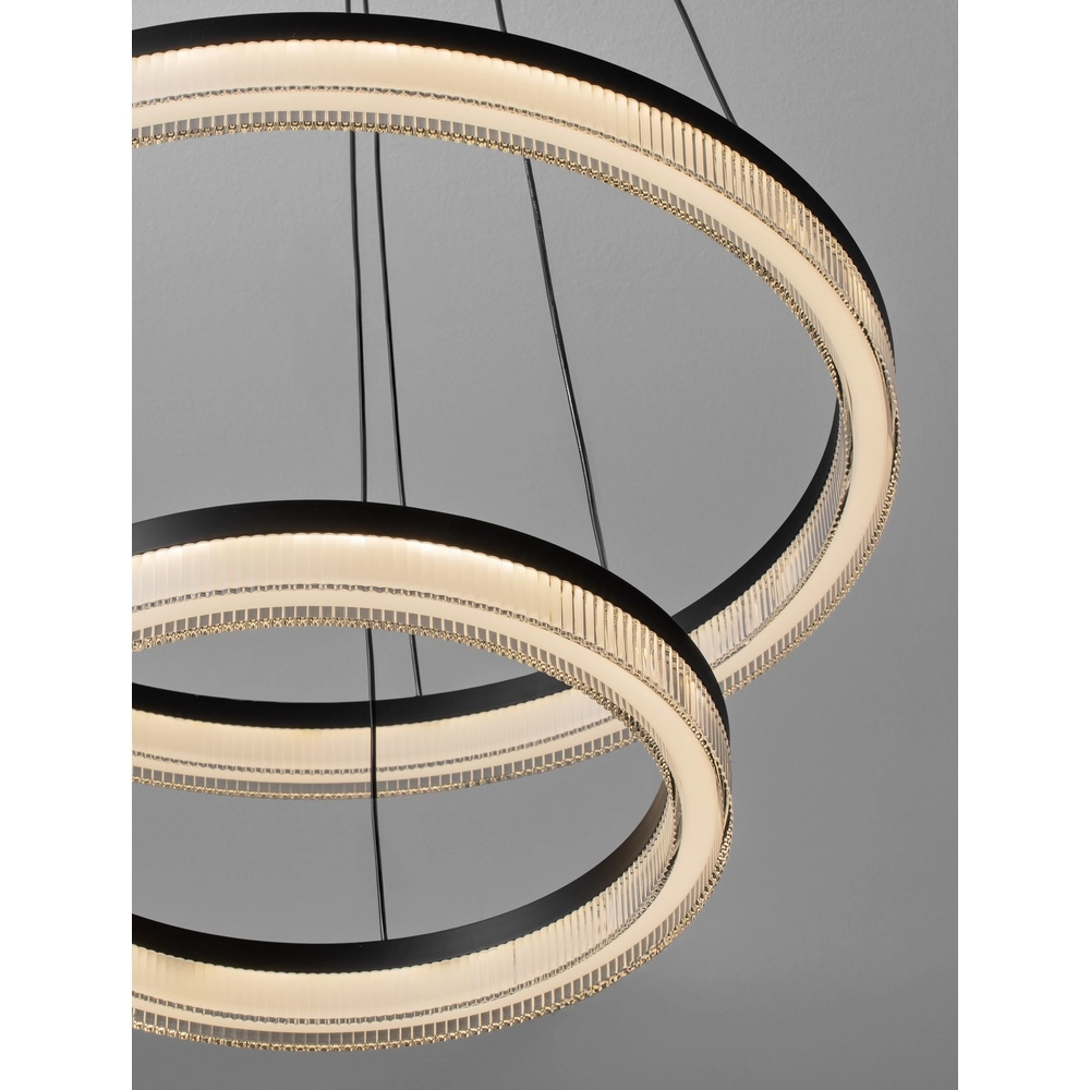 Black pendant lamp Lonela double Lyora 5212017467065