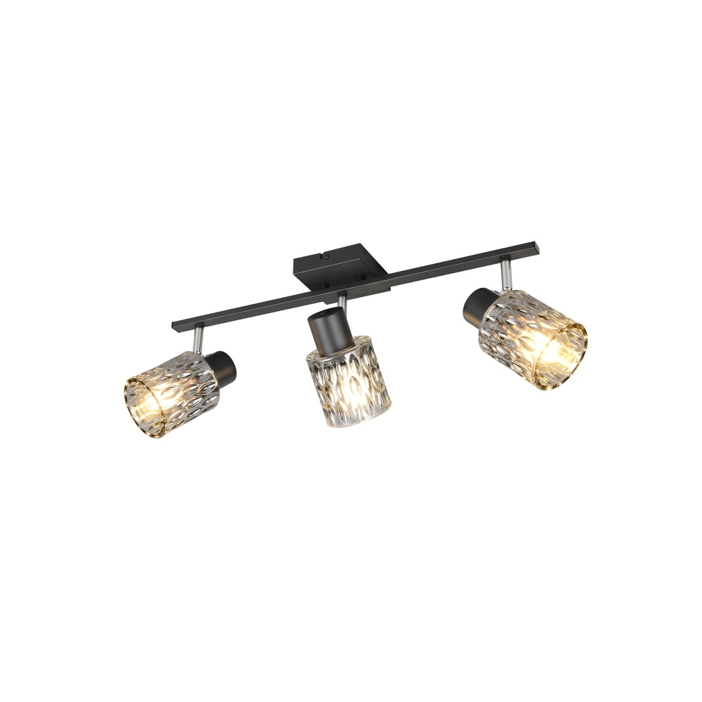 Ceiling lamp Jack black 3-lights