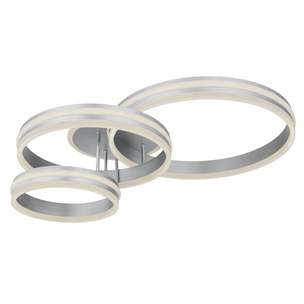 Ceiling lamp Rubio Grey 3 rings Globo 9007371425914