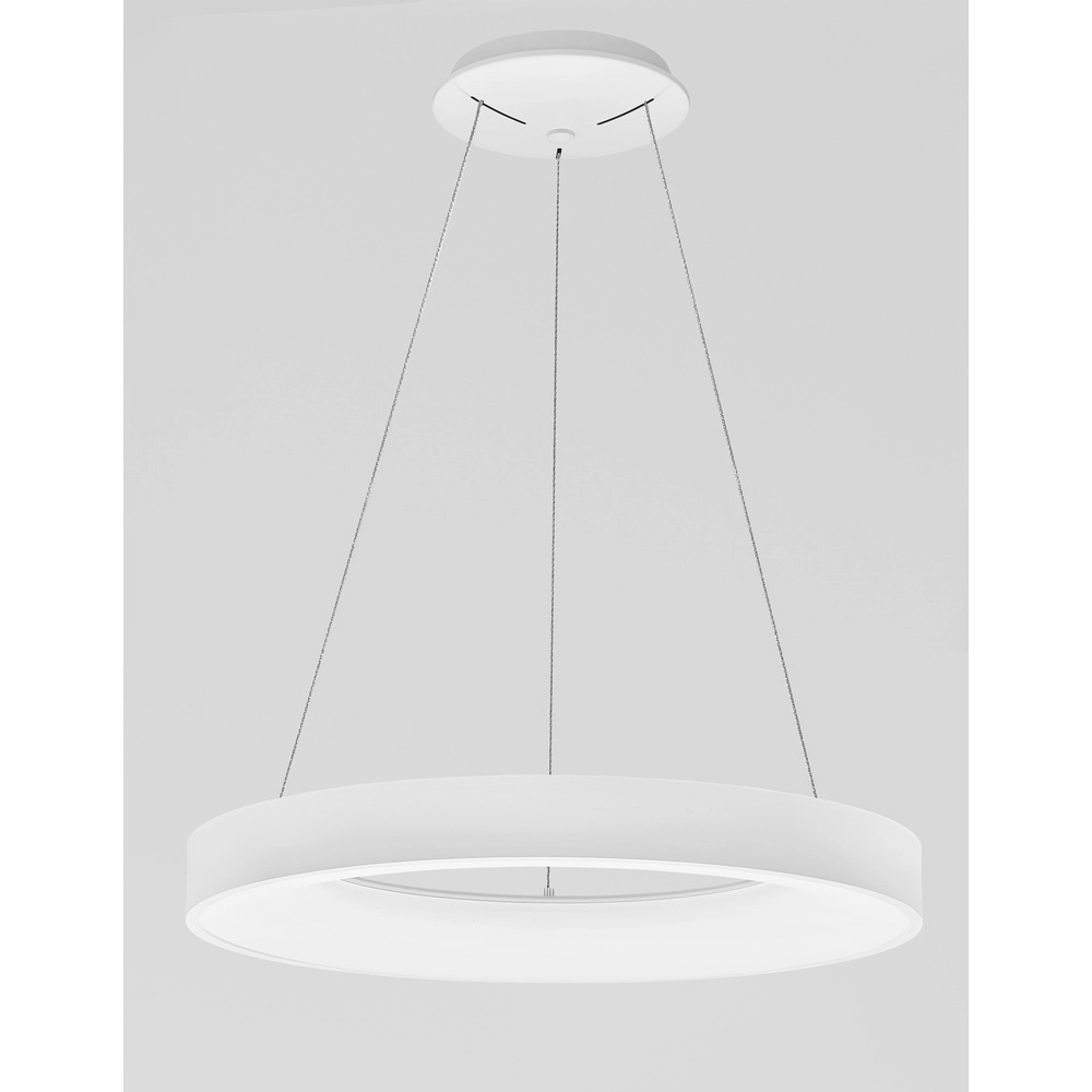Pendant lamp Rando Thin white Ø 60cm