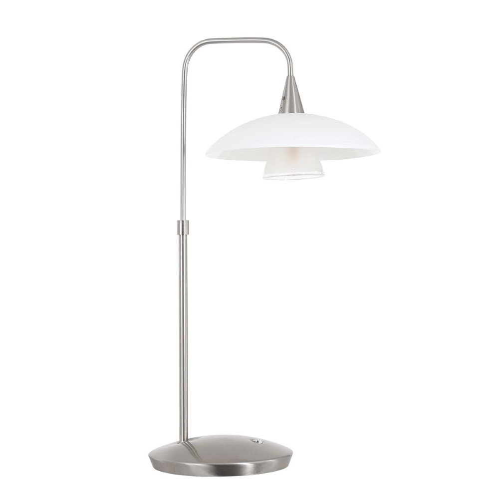 Table lamp Tallerken metallic gray Steinhauer 8712746132021