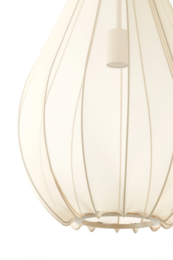 Japandi pendant lamp Itela cream Ø 38cm Light & Living 8717807702755