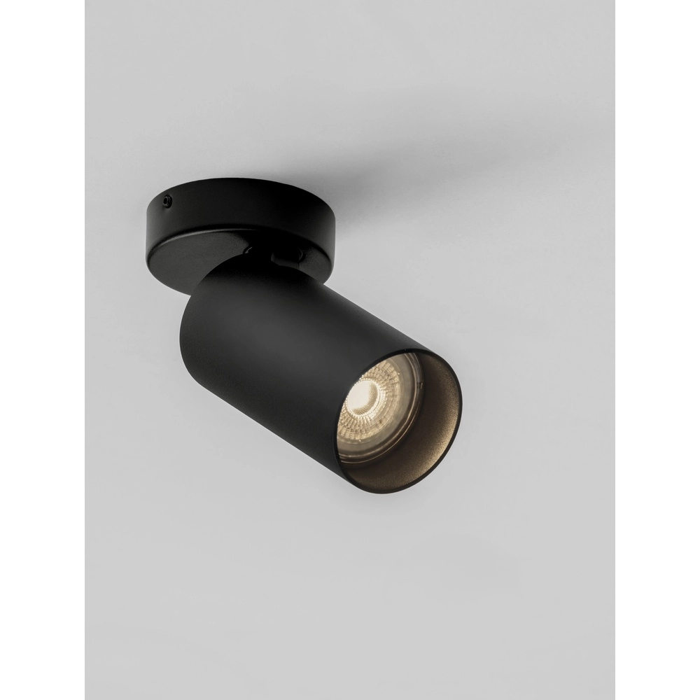 Ceiling spotlight Oso black Ø 7cm Lyora 5212017465047
