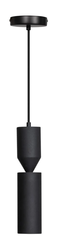 Black pendant lamp Pencil Ø 8cm
