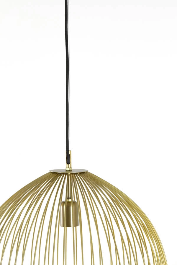 Golden pendant lamp Rilana Ø 45cm Light & Living 8717807649777