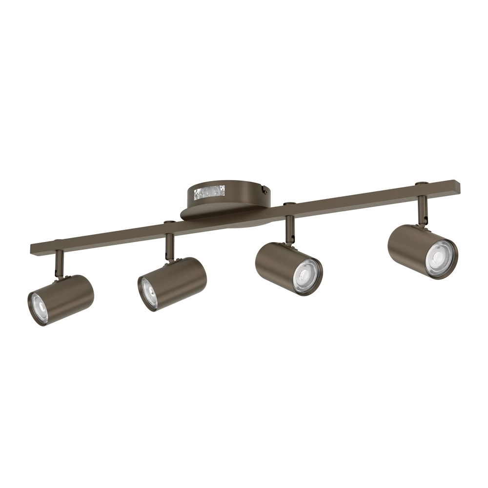 Surface-mounted spot Montemurro 4-light dark bronze