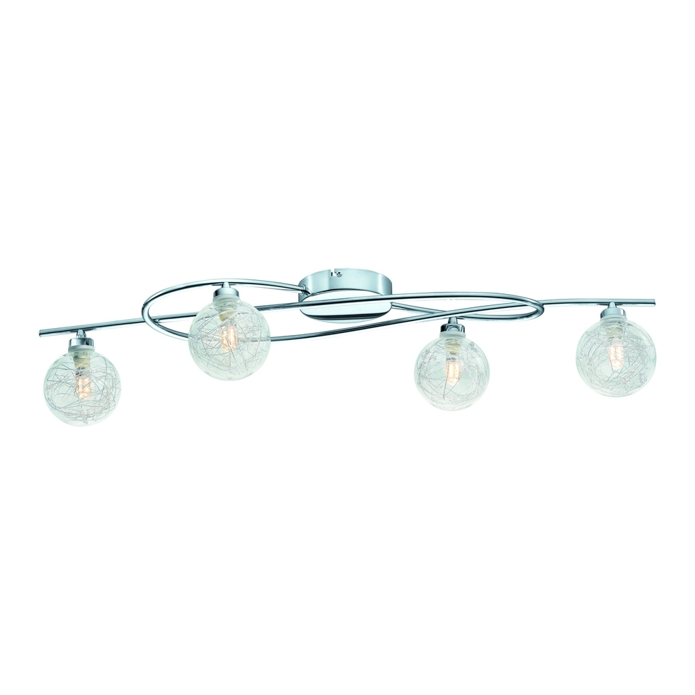 Ceiling lamp Horae 4-light chrome