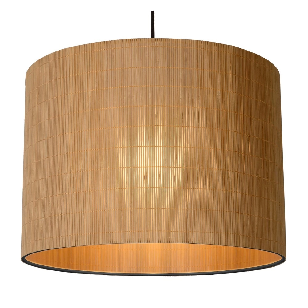 Pendant lamp Magius Ø 42cm rattan Lucide 5411212031204