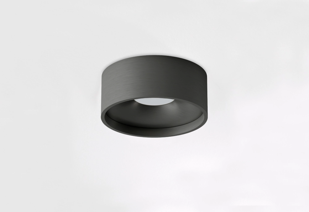 Bathroom ceiling light Oran Ø 12cm - Gun metal Artdelight 8720701103894