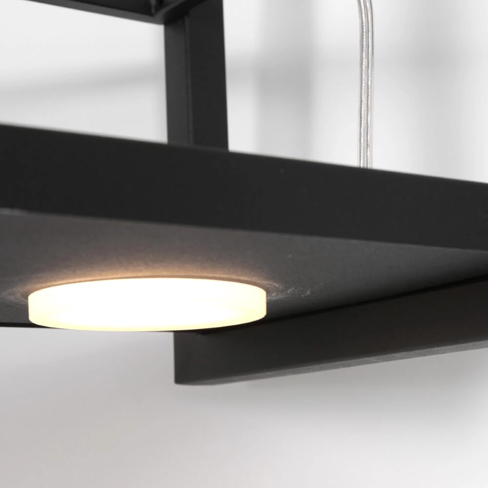 Kitchen hanging lamp Tor black Steinhauer 8712746148282