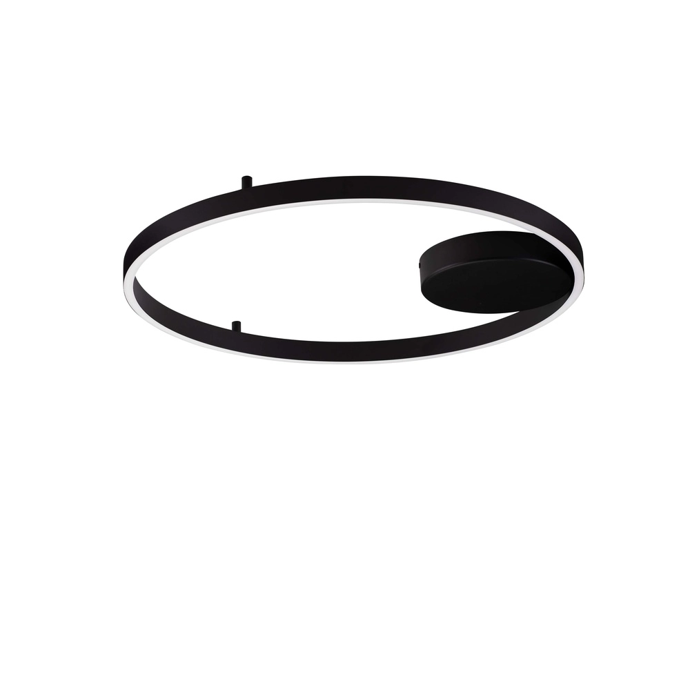Ceiling lamp Hedra round Ø 60cm black Lyora 5212017448880