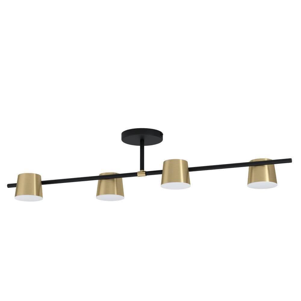 Black with gold ceiling lamp Altamira 4-light