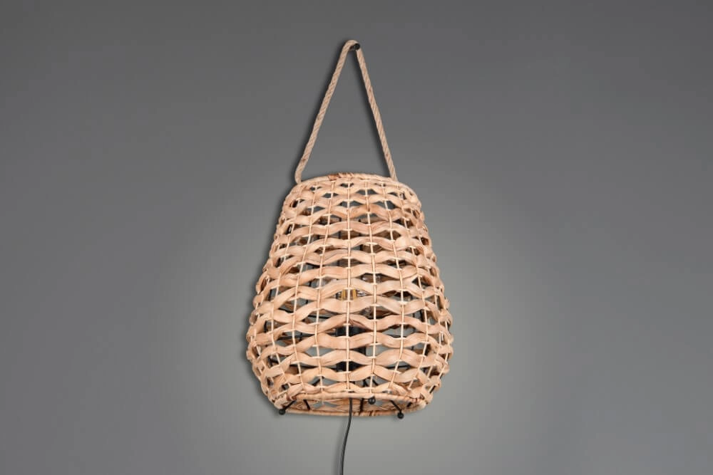 Country table lamp Jean Ø 29cm rattan Trio 4017807637687