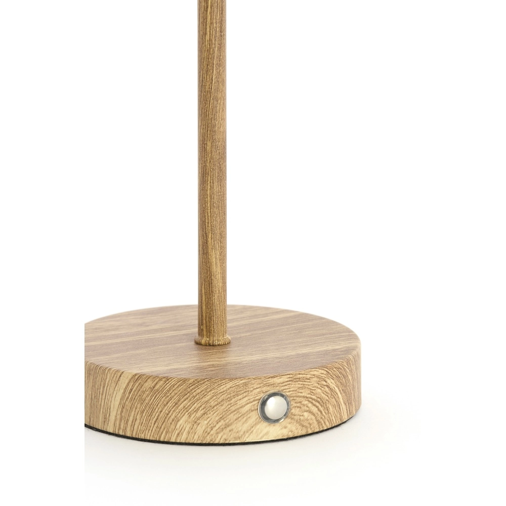 Rechargeable table lamp Diny Wood look with white Light & Living 8717807816360