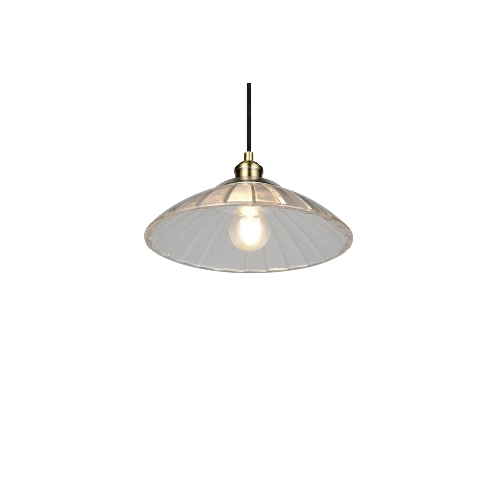 Classic pendant lamp Eluna Old brass Trio 4017807682465