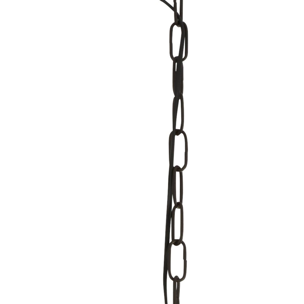 Classic chandelier Belfry 9-light 78cm bronze with gold Searchlight 5053423135762