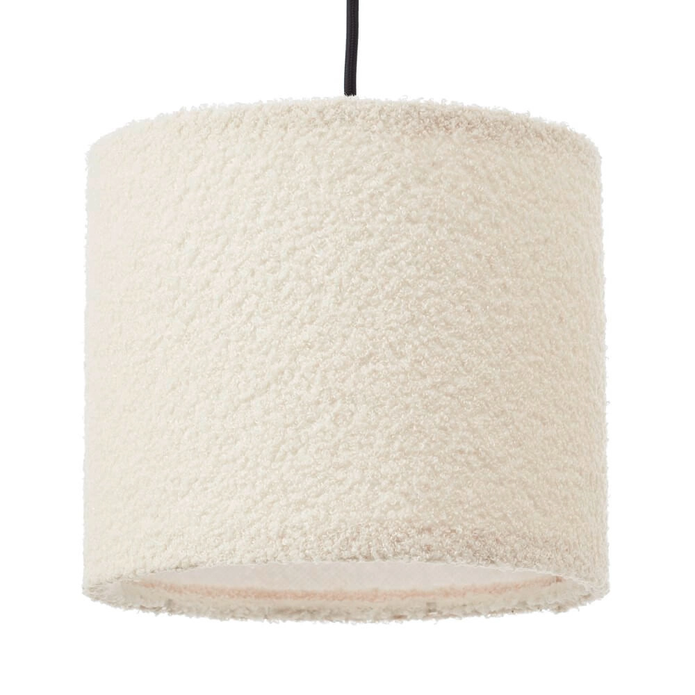 Cream pendant lamp Teddy 3-light Brilliant 4004353447273