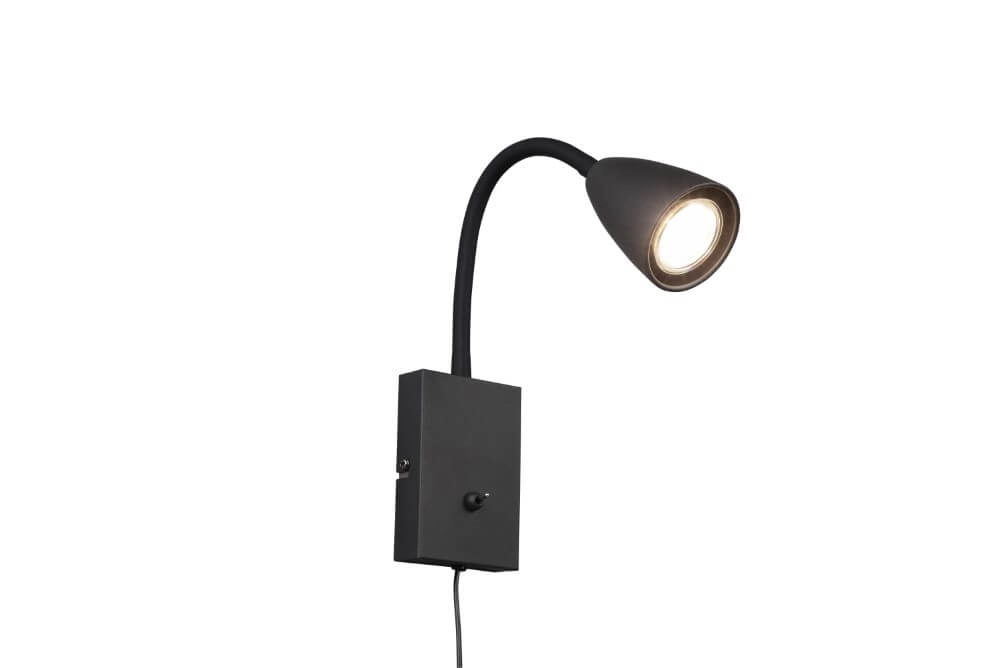 Flexible reading lamp Wanda Black Trio 4017807524079