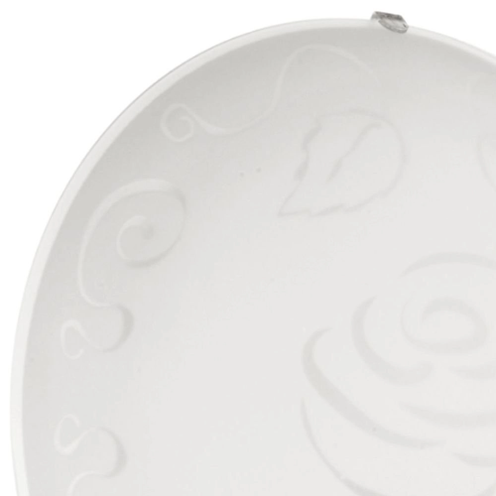 Ceiling lamp Mars 1 24.5cm leaf white Eglo 9002759892388