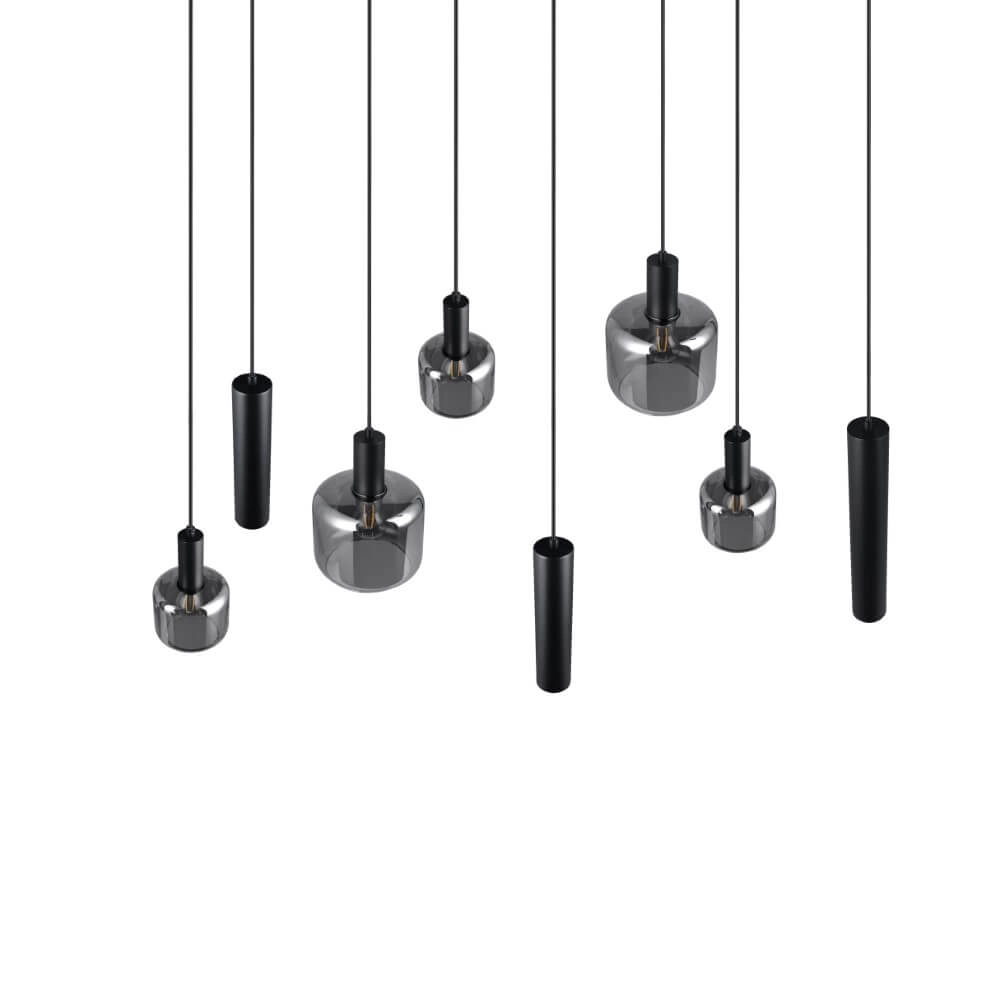 Dining table pendant lamp Mataro with pendants Trio 4017807612929