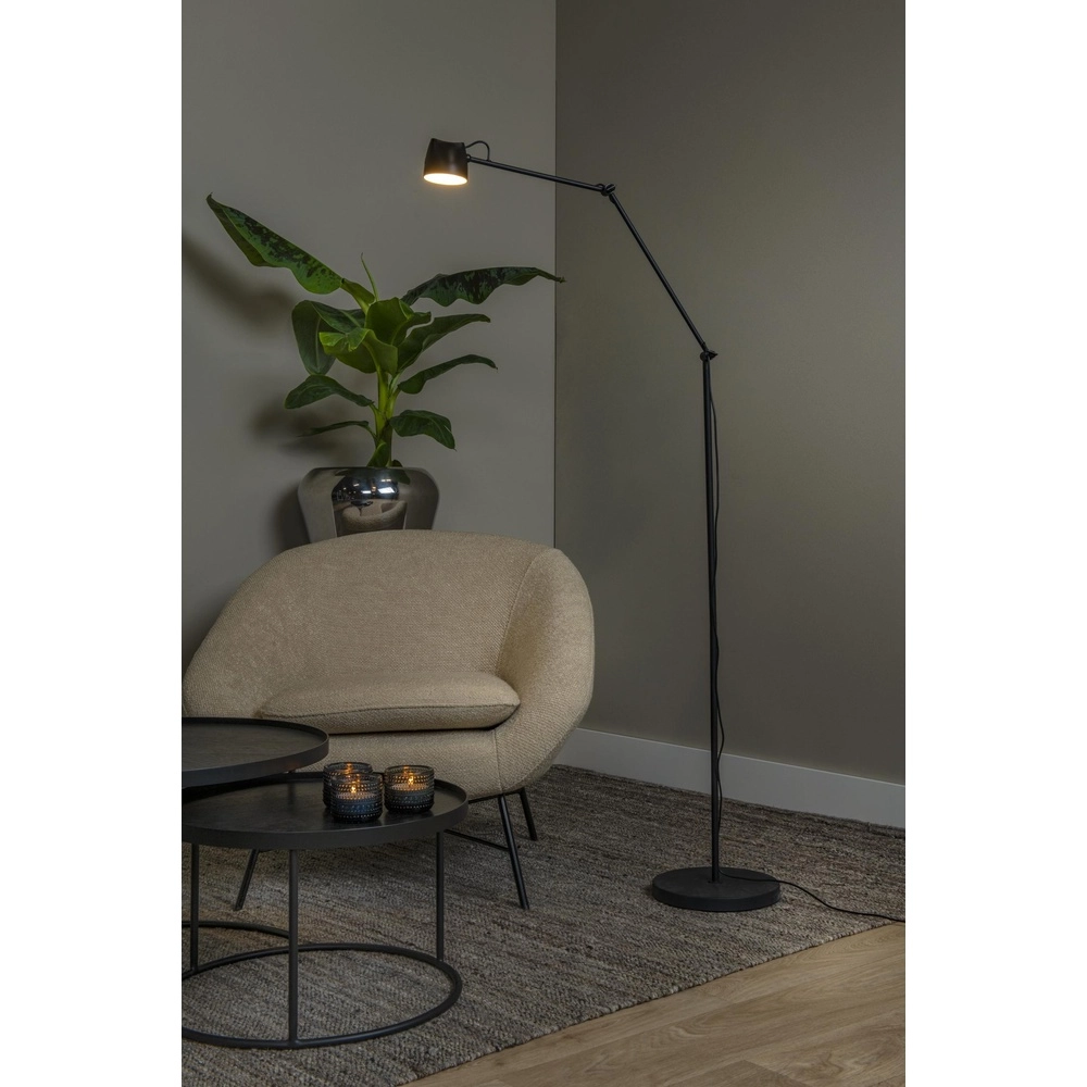 Black reading lamp Milne Design Lucide 5411212441959