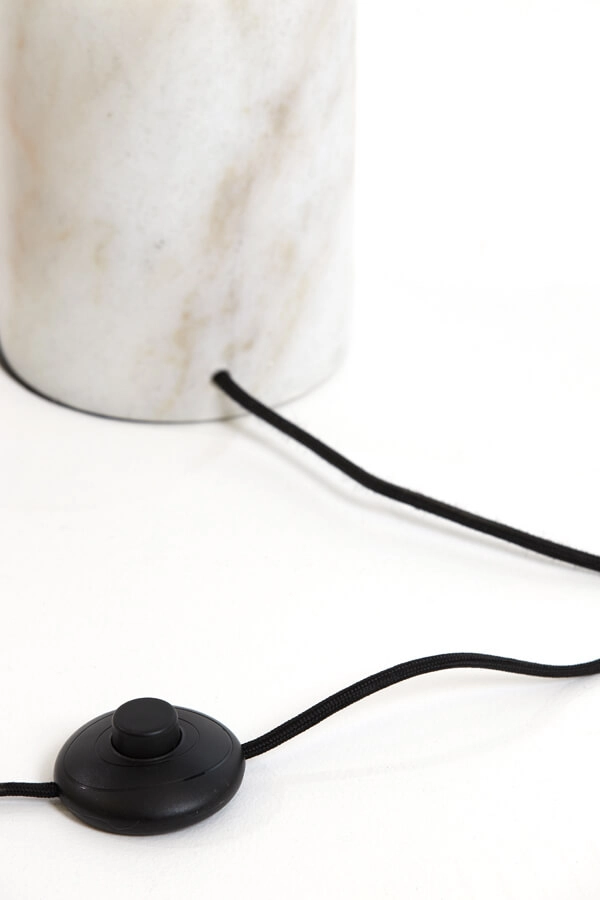 Unique floor lamp Medina white with gold Light & Living 8717807650889