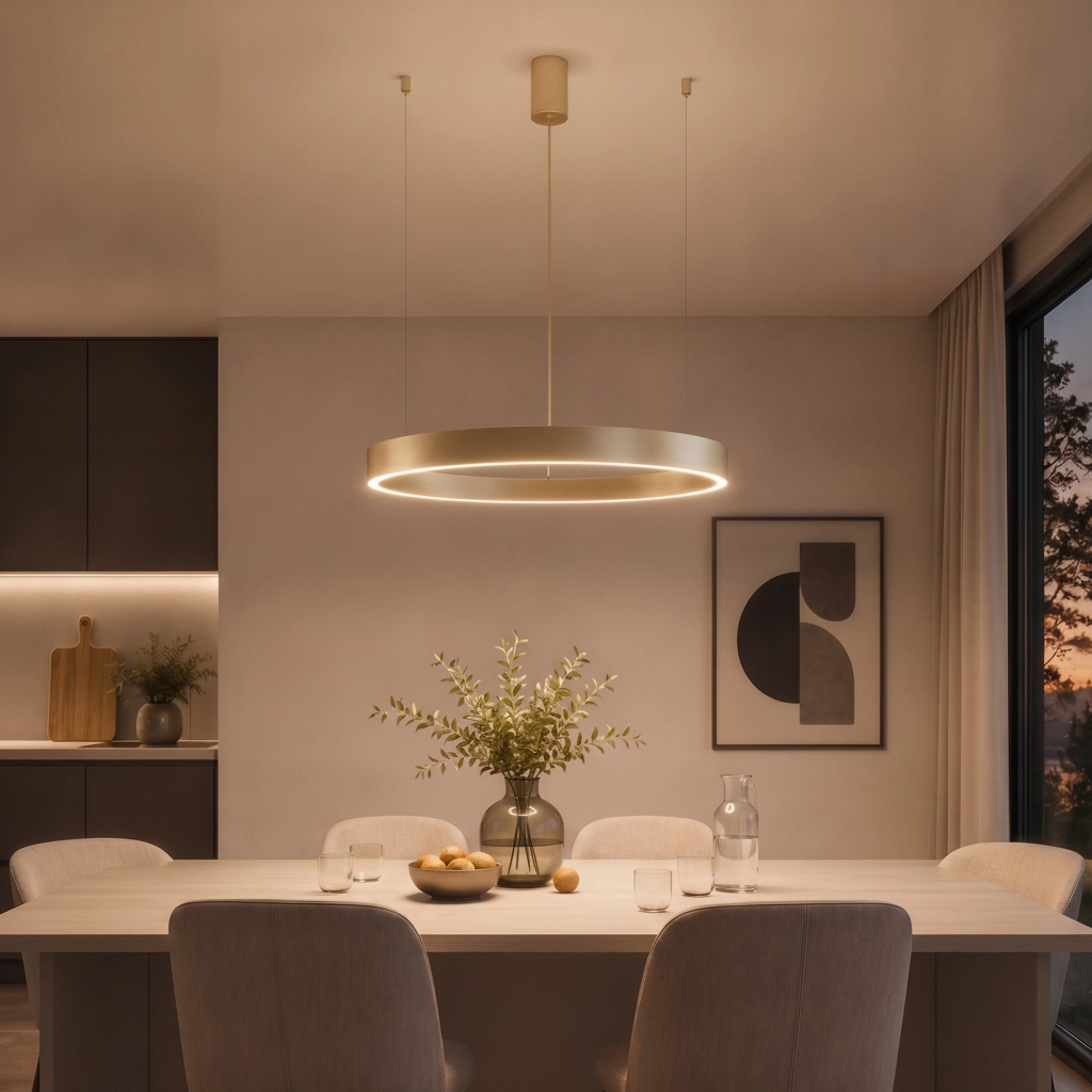 Pendant lamp Motif gold Ø 60cm 2700-6500K