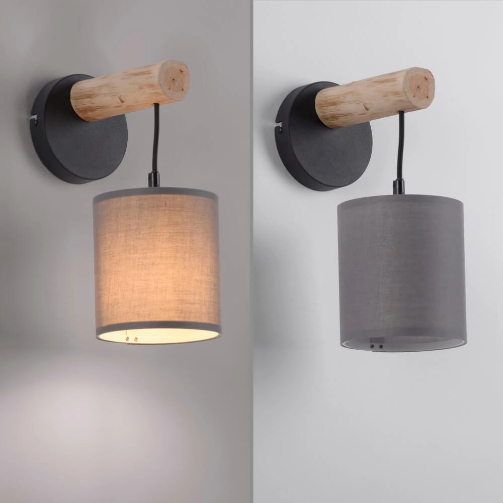 Country wall lamp Green Tribu Taupe Just Light 4043689995157